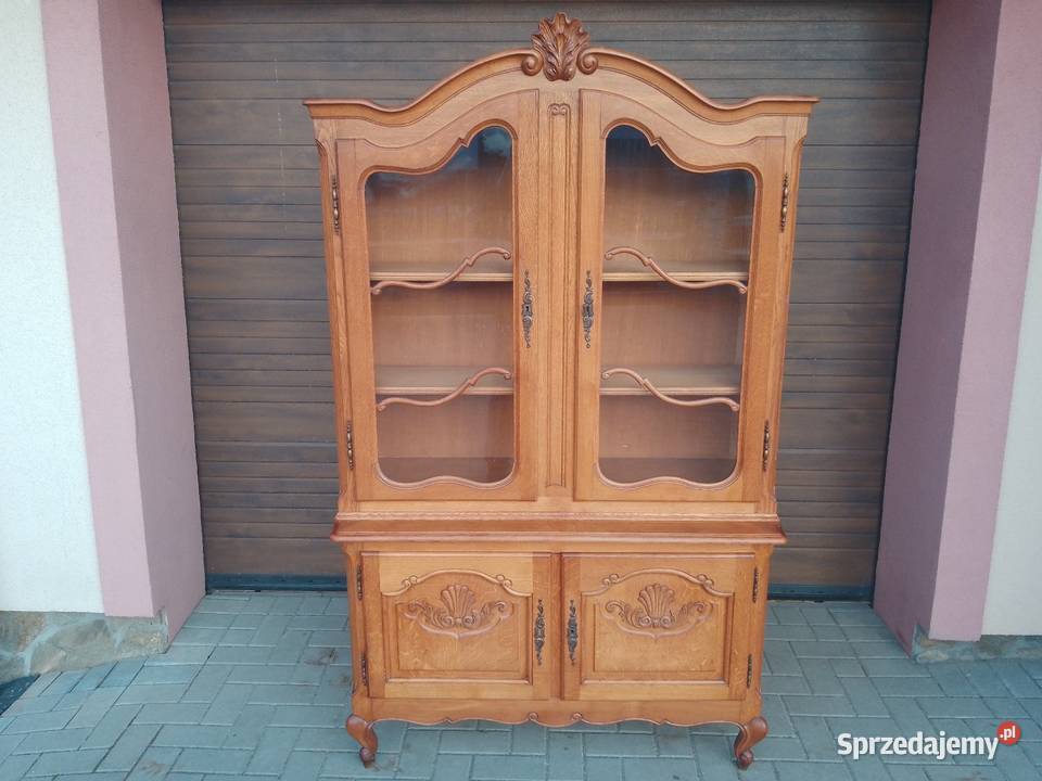Witryna Ludwikowska Stylowa Komoda Biblioteczka dolnośląskie Kamienna Góra