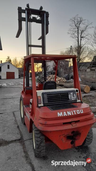 wózek widłowy terenowy Manitou MCE25H przesuw Motoryzacja małopolskie Wolbrom sprzedam