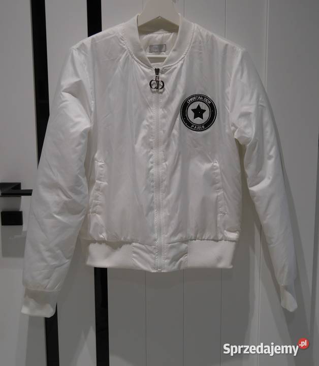 Christian Dior piękna kurtka bomberka 34 XS biały Wrocław