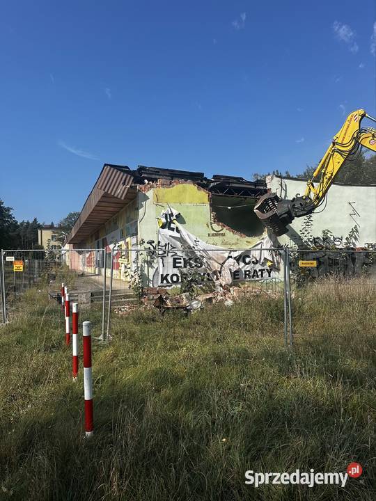 Usługi koparką 15 ton rozbiórki wyburzenia śląskie