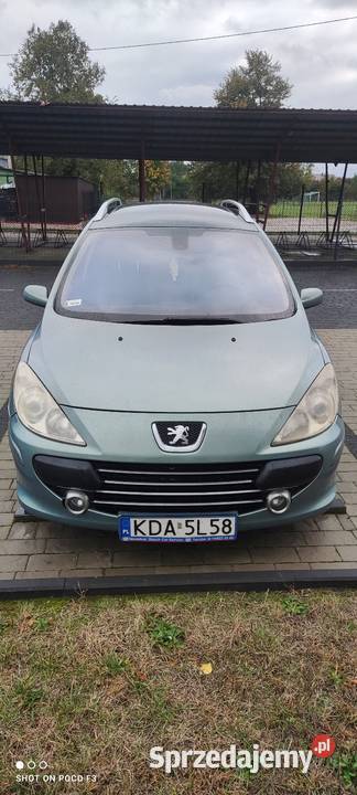 Peugeot 307SW BezwypadkowySkóry 7os podgrzewane fotele