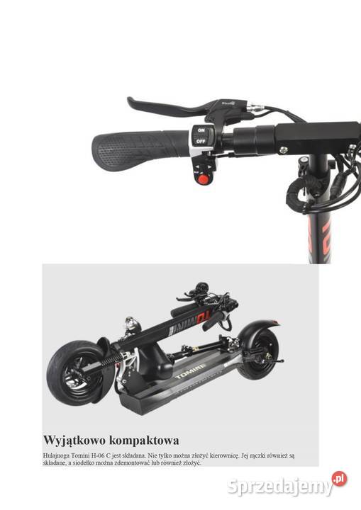 Hulajnoga Elektryczna TOMINI H06C składana Skawina