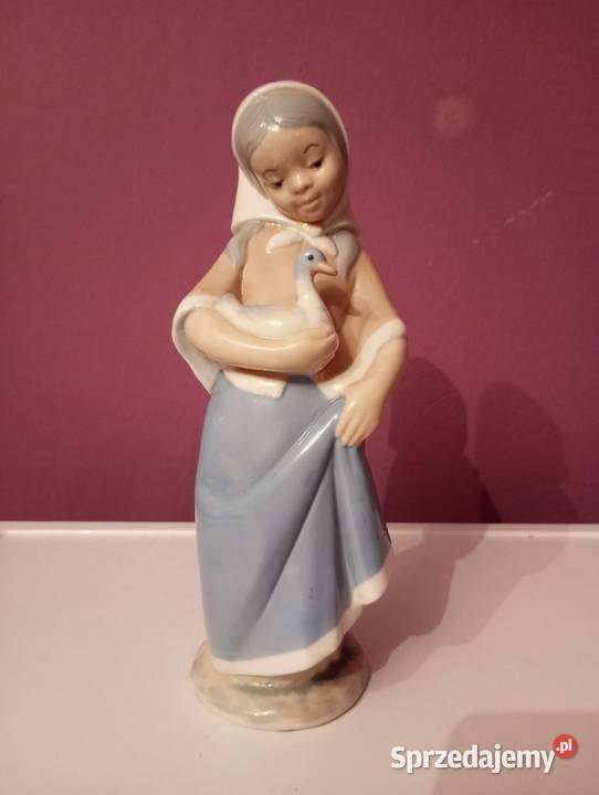 Porcelanowa figurka Porcelana i szkło