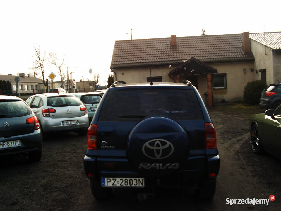Toyota RaV 4 20 D4D 116 2003 r granatowy Września