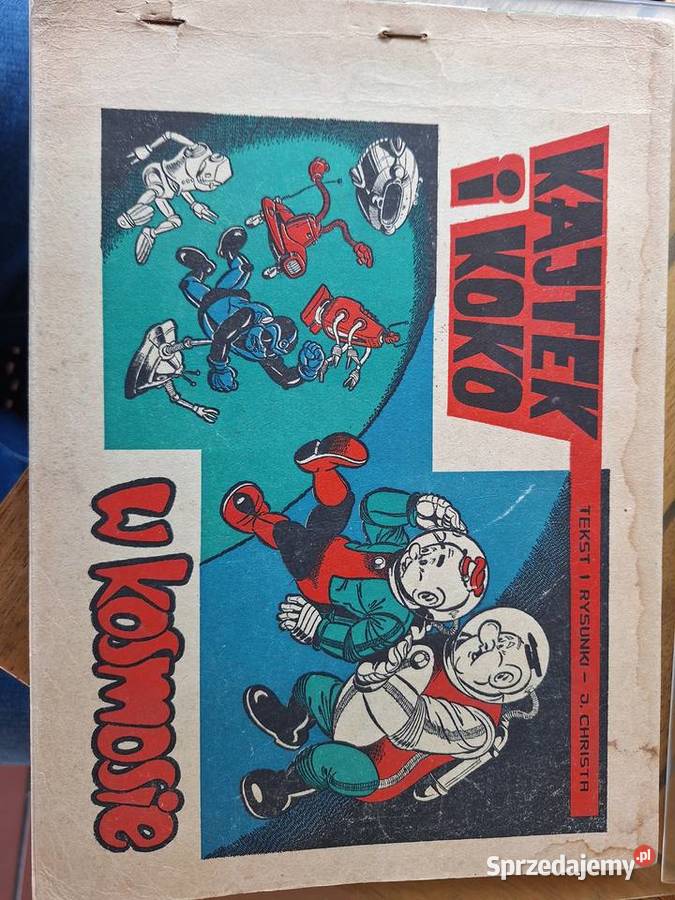 Komiks Kajtek i Koko w kosmosie 1974 2x pierwsze Wejherowo