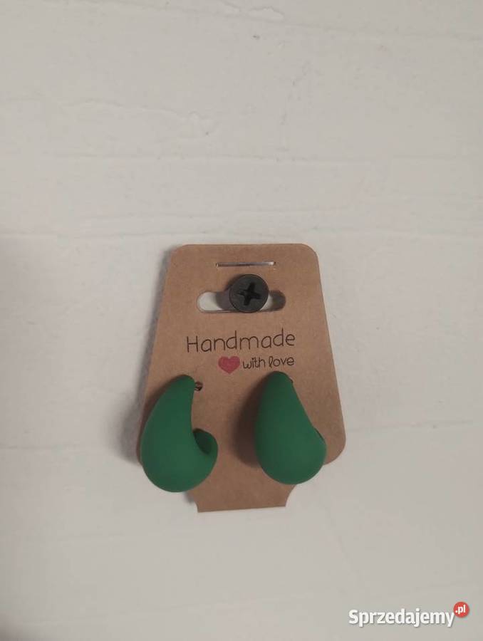 Minimalistyczne kolczyki łezki kolor do wyboru Hażlach