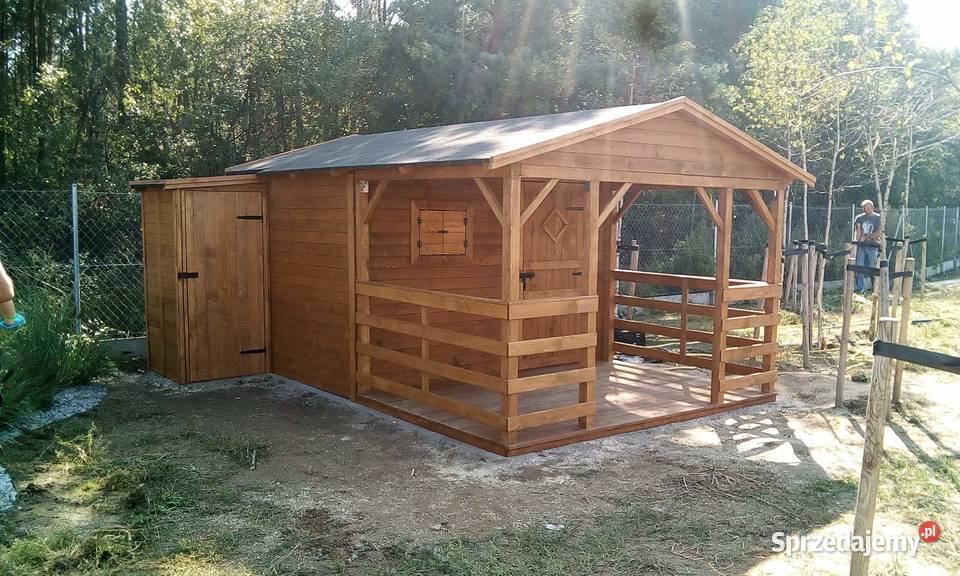 Domek ogrodowy narzędziowy z tarasem 3x3 plus Głogów