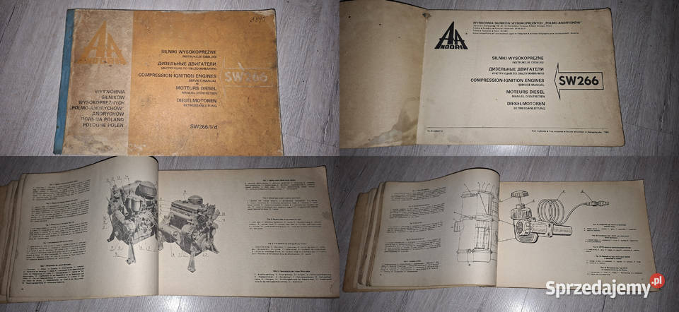 Silniki wysokoprężne SW266 Instrukcja obsługi Łęczyca