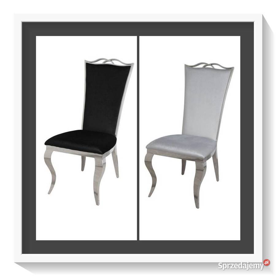Krzesła glamour Lorain Tapicerowane Do jadalni Stół Salon