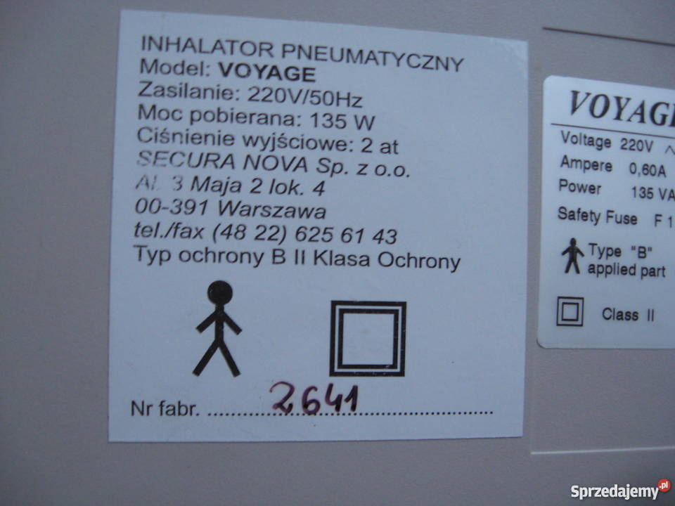 Inhalator VOYAGE Sprawny warmińsko-mazurskie Grodziczno