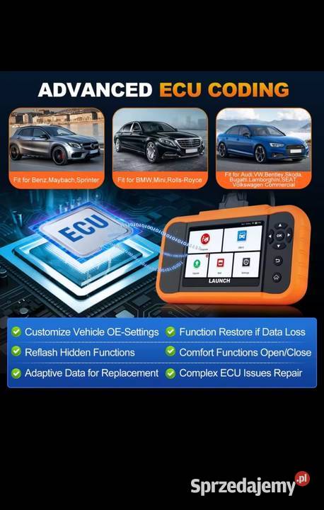 Launch x431 Elite bba Interfejsy diagnostyczne