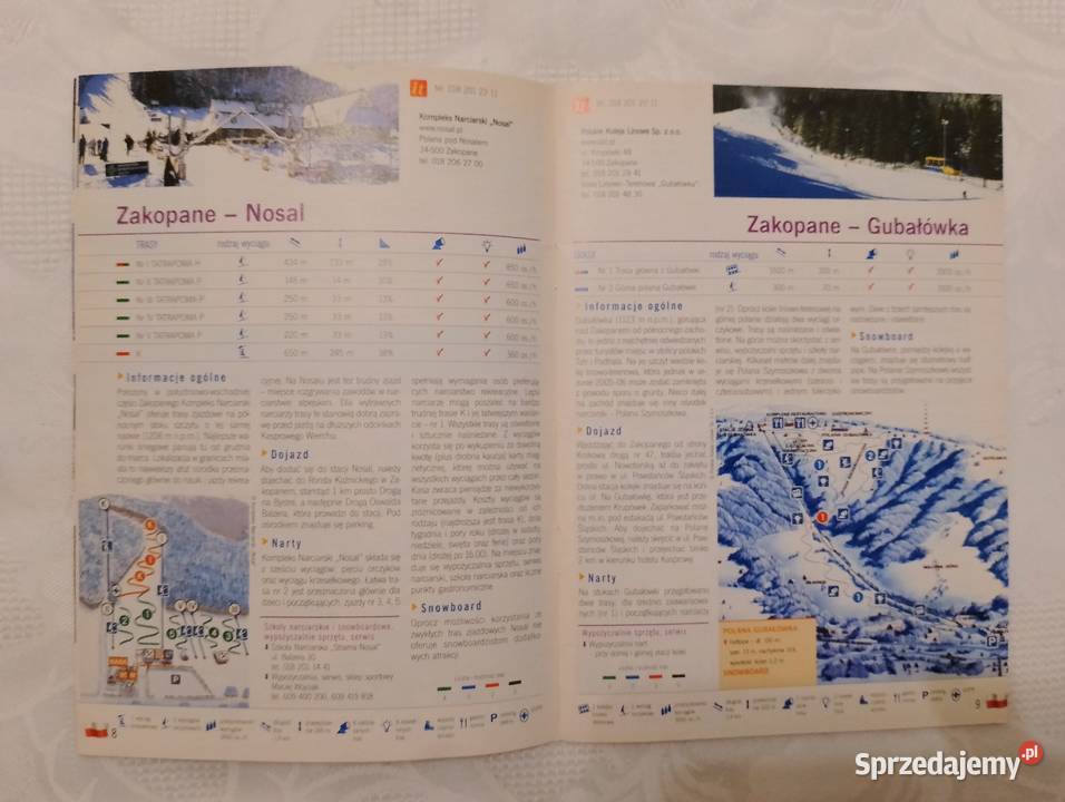 Przewodnik narciarzy POLSKA i SŁOWACJA sporty