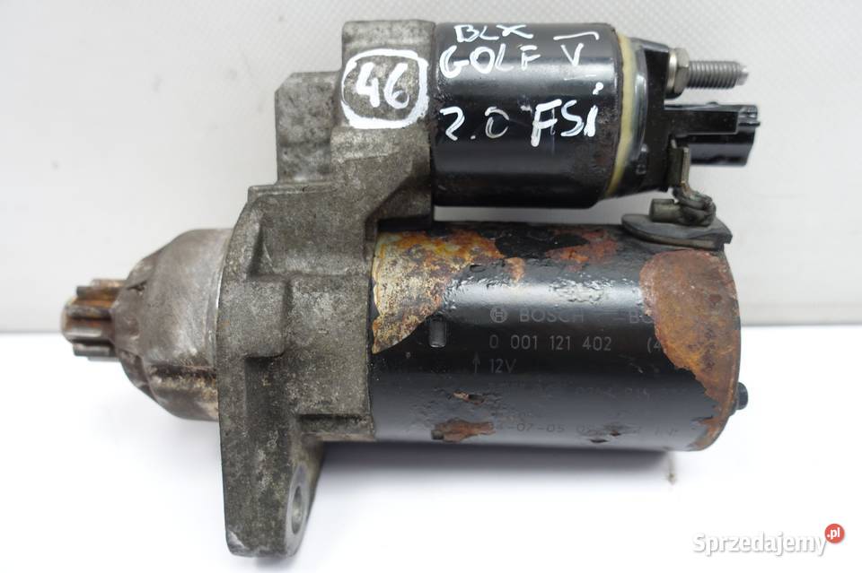 VW Golf V 20 FSI ROZRUSZNIK bosch 0001121402 Chełm sprzedam