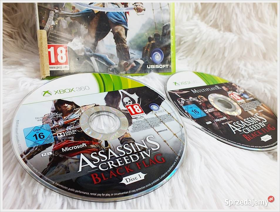 Gra XBOX 360 Assasin Creds IV Black Flags 18+ Gry na konsole Żary