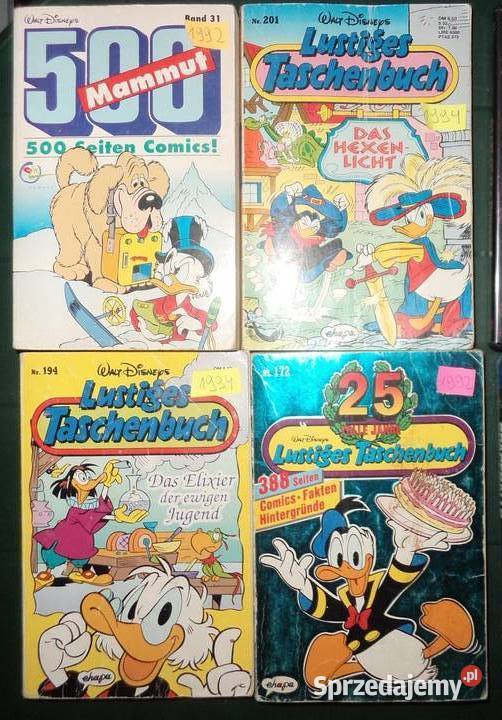 3x comics Donald Duck Lustiges Taschenbuch Rzeszów
