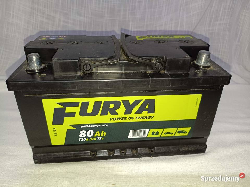 FURYA Akumulator 80Ah 720A P rozruchowy małopolskie Andrychów