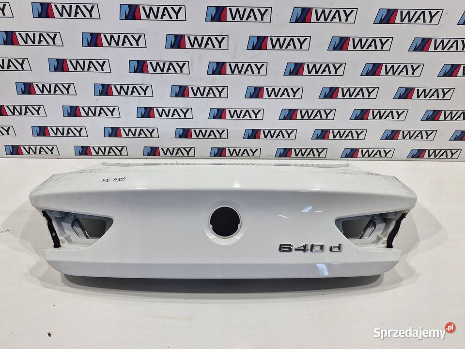 BMW 6 F06 KLAPA BAGAŻNIKA TYŁ TYLNA A300