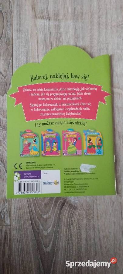 Kolorowanki Stroje księżniczek Wieliczka