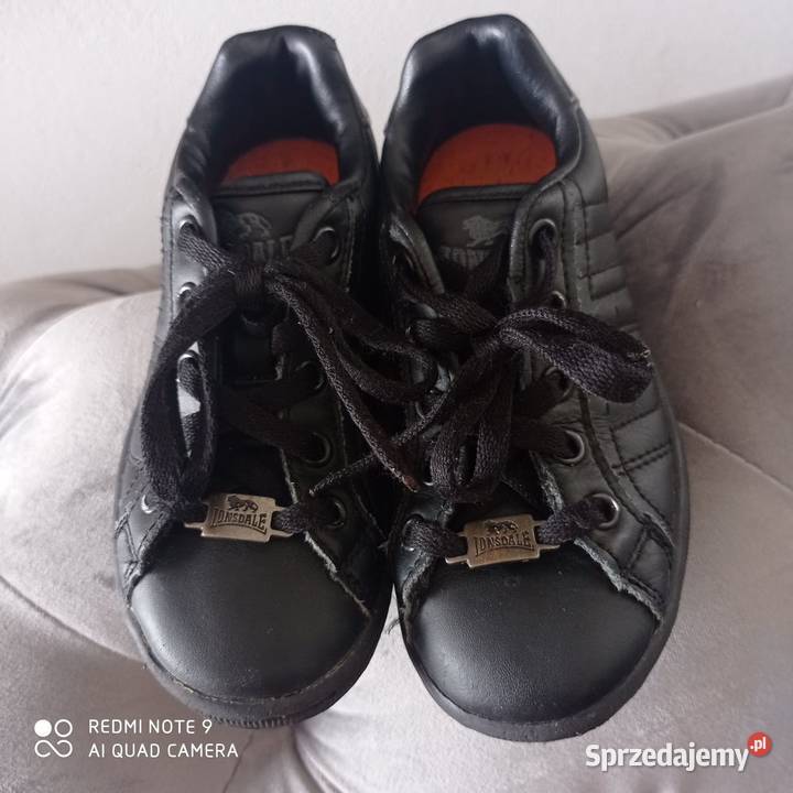 Lonsdale buty skórzane 28 czarne Lubartów sprzedam