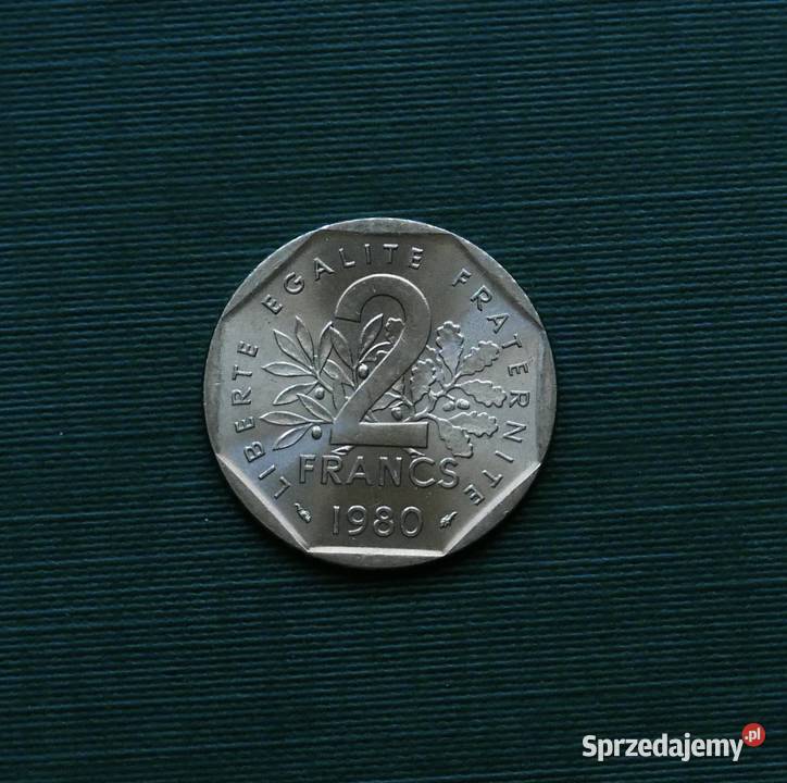 FRANCJA 2 franki 1980r Gliwice sprzedam