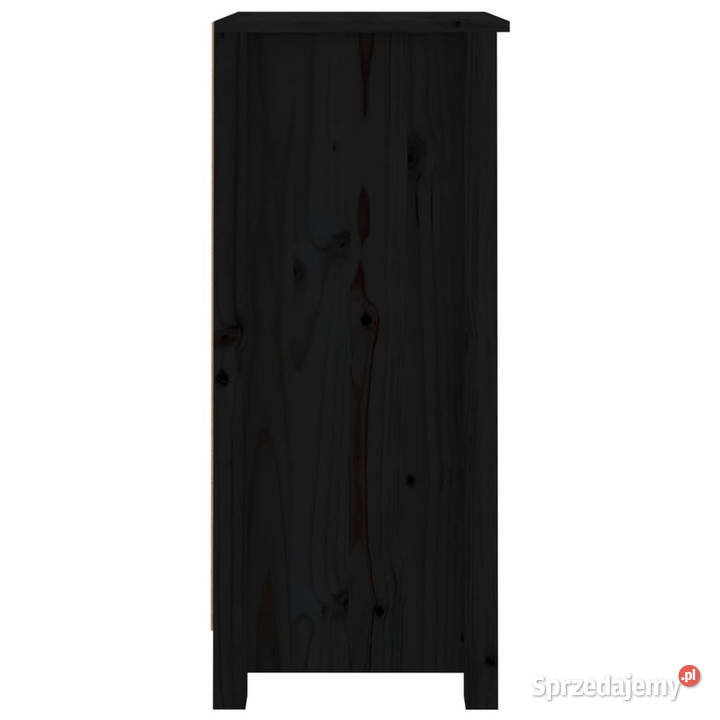 Szafki 2 czarne 40x35x80 lite drewno sosnowe Warszawa