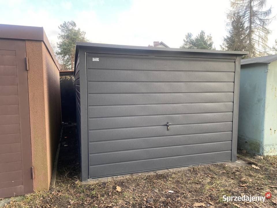 Garaż 3x5 WZMOCNIONY kolor Antracyt Mat szybki samodzielny Będzin