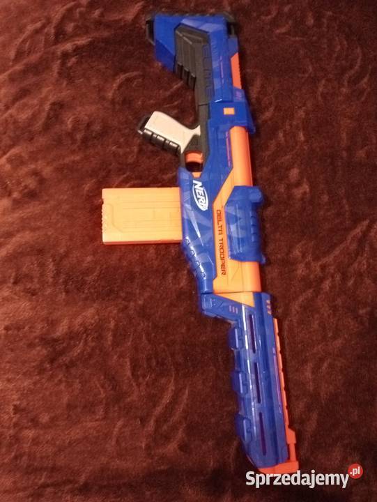 Pistolet NERF używany w stanie Pozostałe Dąbrówka sprzedam