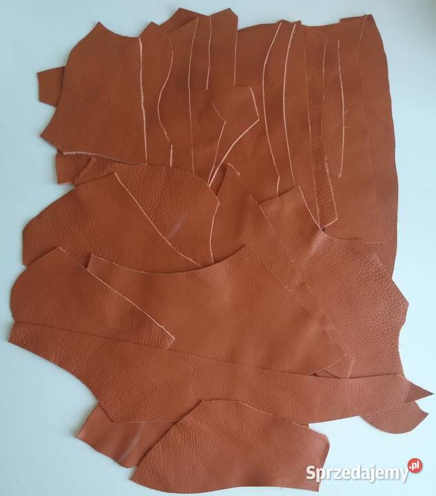 Skóra 595 g Licowa Włoska średnie i małe kawałki