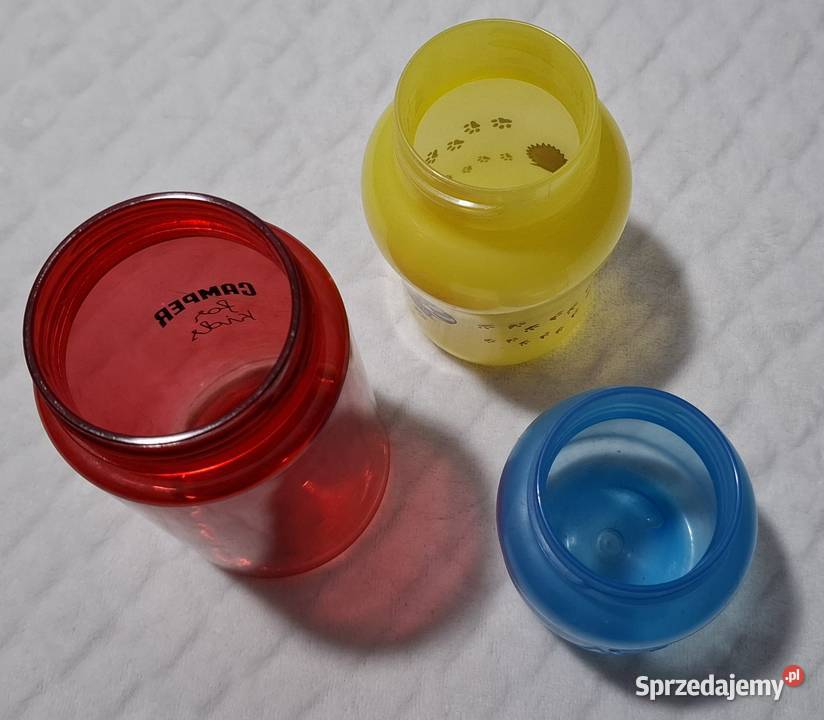 Butelki bez zamknięć szeroki wlot kolorowe mix 3 Czeladź sprzedam