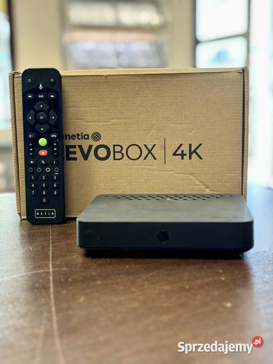 Dekoder Netia EvoBox 4k BT Elbląg sprzedam