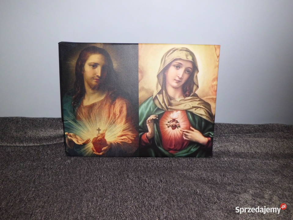 ObrazReprint Najświętsze Serca 40x30 60 Łódź