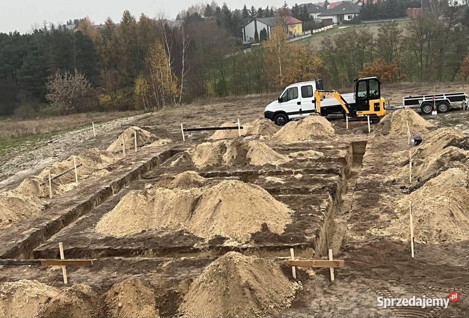 Usługi minikoparką