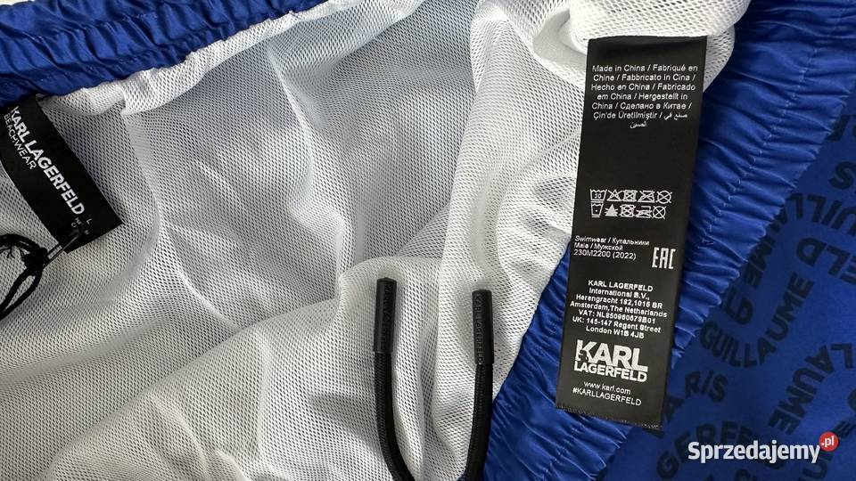 KARL LAGERFELD Spodenki kąpielowe rozmiar L zachodniopomorskie Szczecin