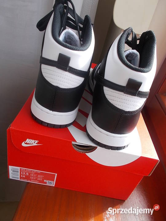 r Eur 47 Nike Dunk High Black White Panda Poznań