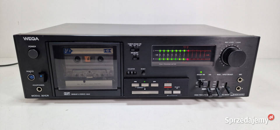 magnetofon WEGA casette deck Modul 301 CR Międzychód