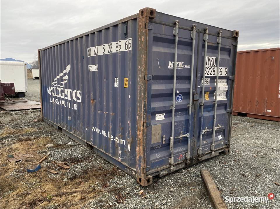 Kontener morski magazynowy 20DV 6 metrowy świętokrzyskie