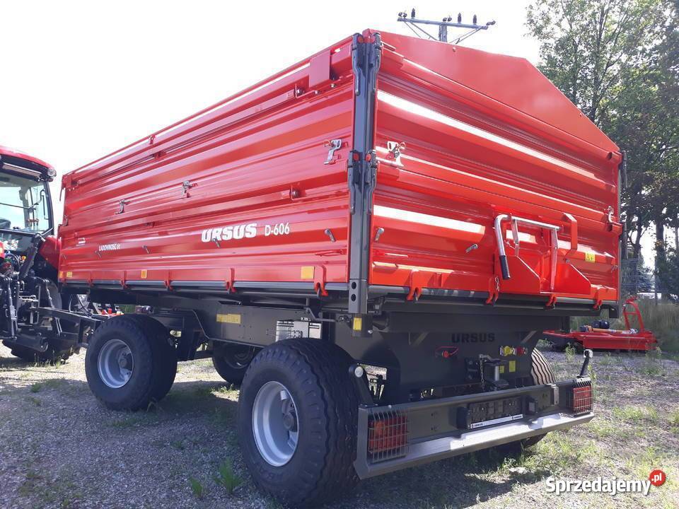 URSUS D 606 6 ton łądowności dwie osie Przyczepy rolnicze Kielce