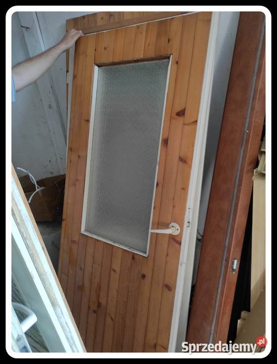 Drzwi wewnętrzne lewe i prawe PRL różne