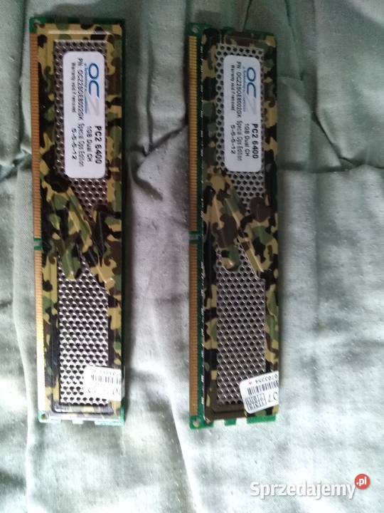 Pamięć RAM DIMM 2GB 2x1GB DDR2 PC26400 Pamięci