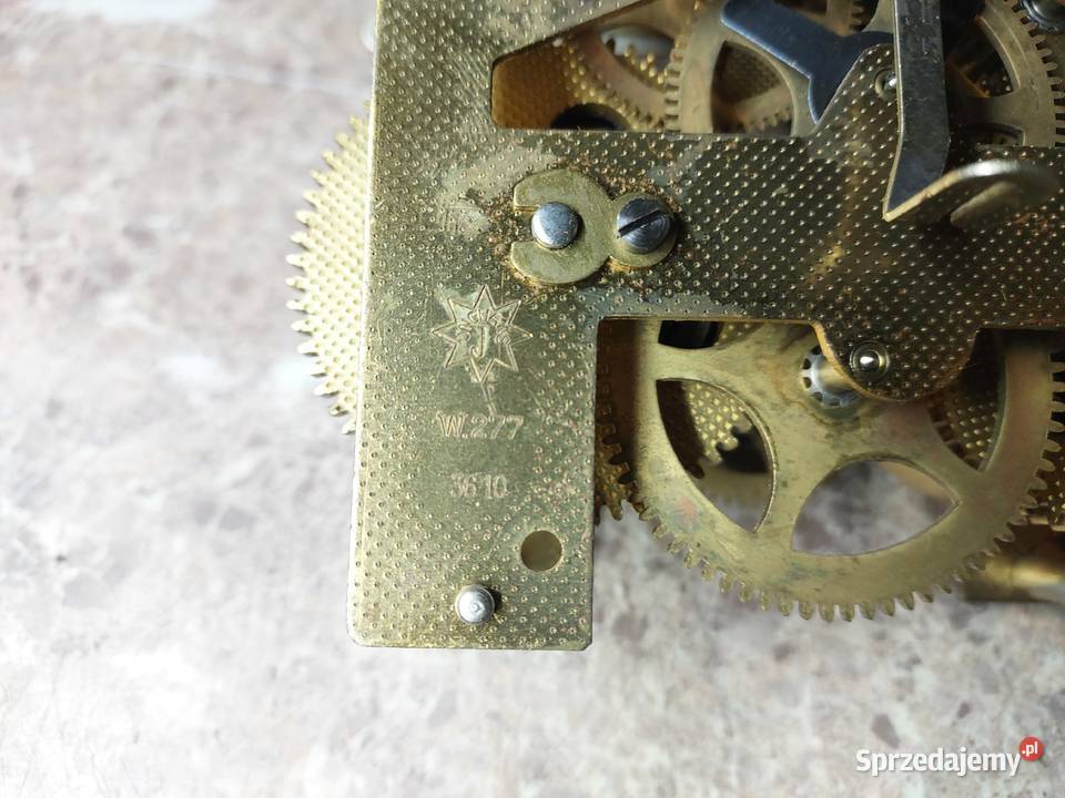 681 Mechanizm starego zegara ściennego Junghans Tczew