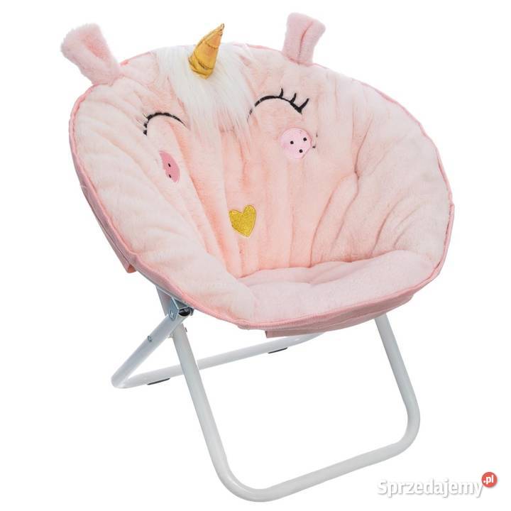 Fotel dla dzieci Unicorn różowy