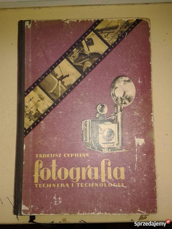 Książka o fotografowaniu 1955 Sieradz