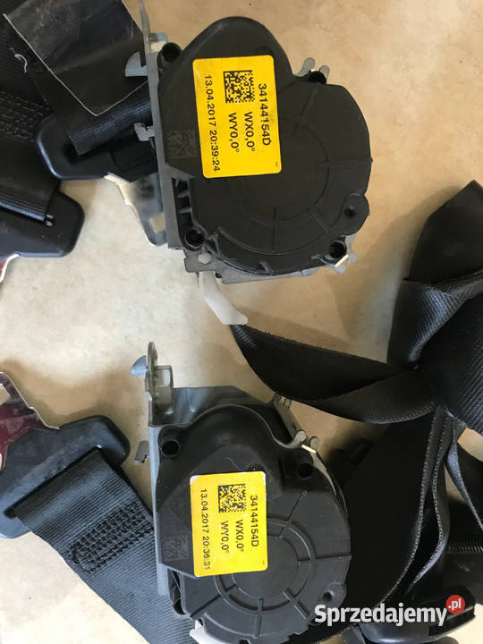 Pasy bezpieczenstwa tylne tył drugi trzeci rząd Części montażowe Barwałd Dolny