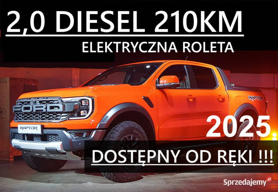 Ford Ranger Raptor Raptor 20 diesel 210 Roleta Szczecinek