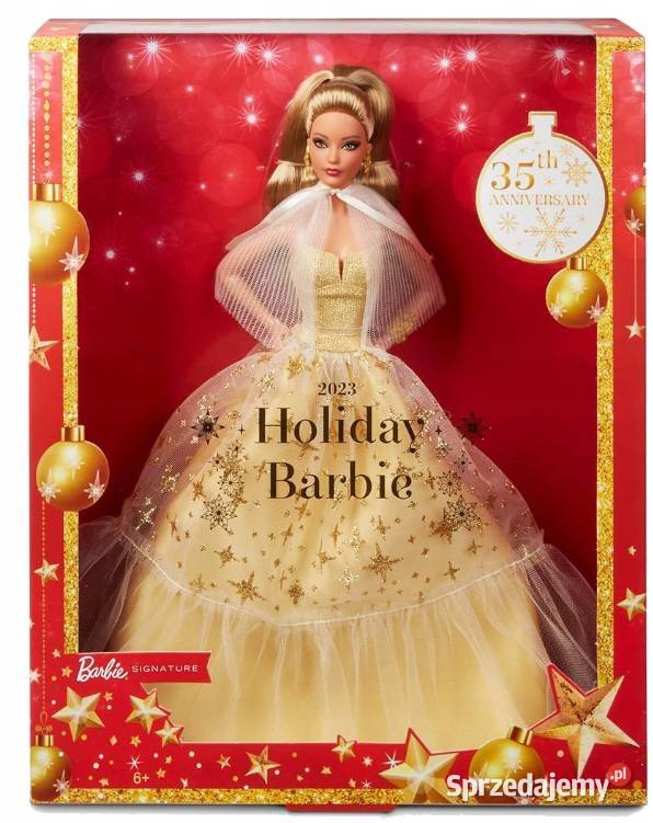 Barbie Signature Lalka świąteczna z 9 lat+ Poznań