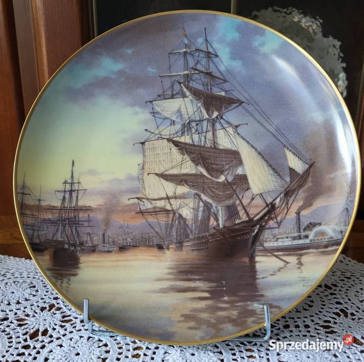 Franklin porcelain kolekcjonerski talerz Gdańsk