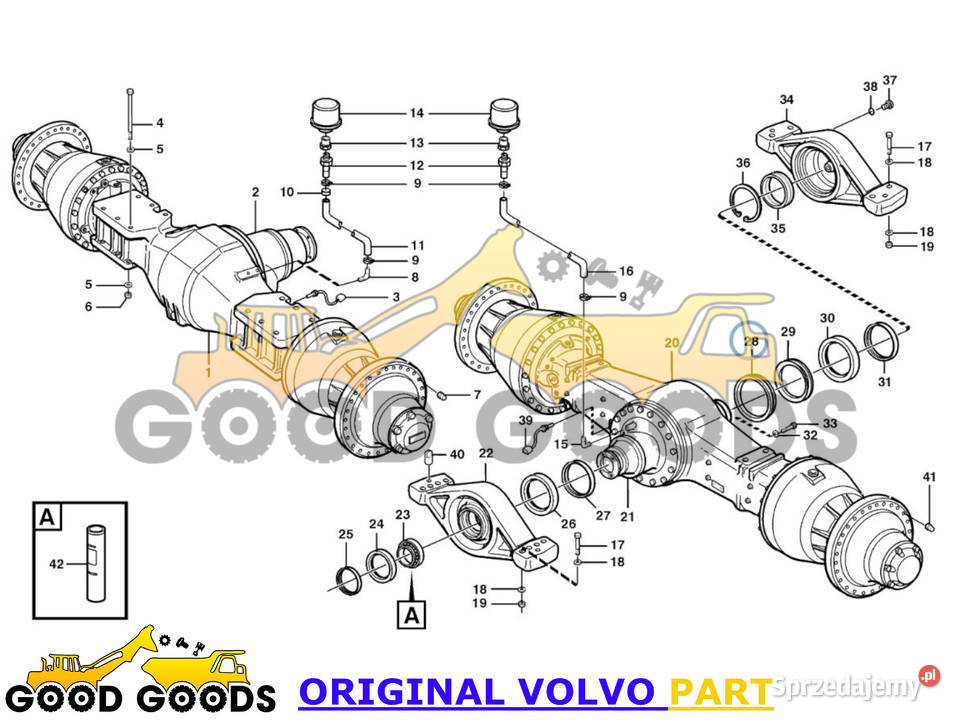 VOLVO PIERŚCIEŃ USZCZELNIAJĄCY 11102264 Części do maszyn budowlanych mazowieckie Władysławów