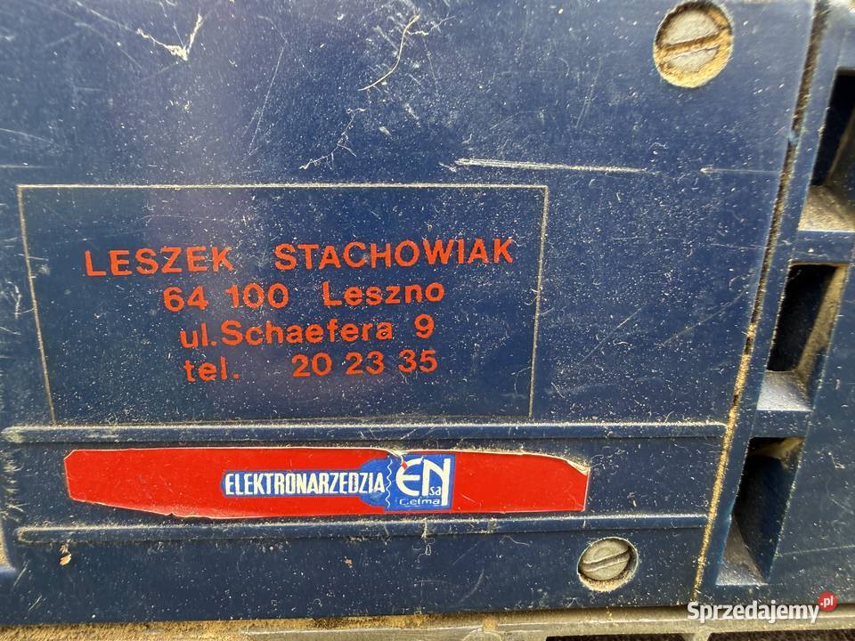 Ręczna szlifierka taśmowa CELMA Poznań