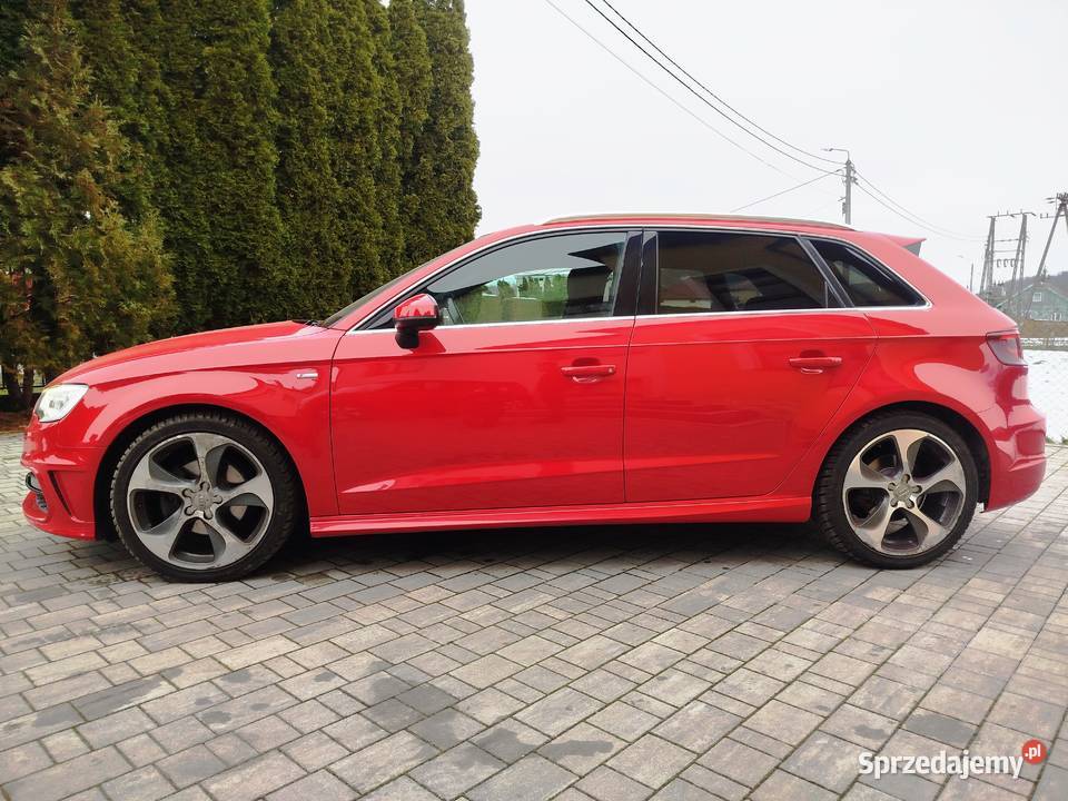 Audi A3 8V 14T BENZYNA FULL SLINE 2013R 128 reflektory ksenonowe Brzozów