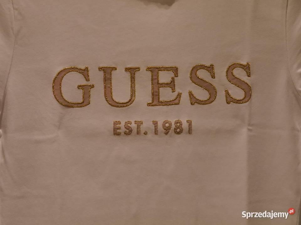 Guess śliczna bluzeczka metaliczna nitka 34 XS Guess Wrocław